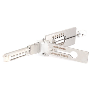 Lishi Style ABS Master 2-in-1 Decoder and Pick