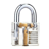 Clear Transparent Padlock Practice Lock