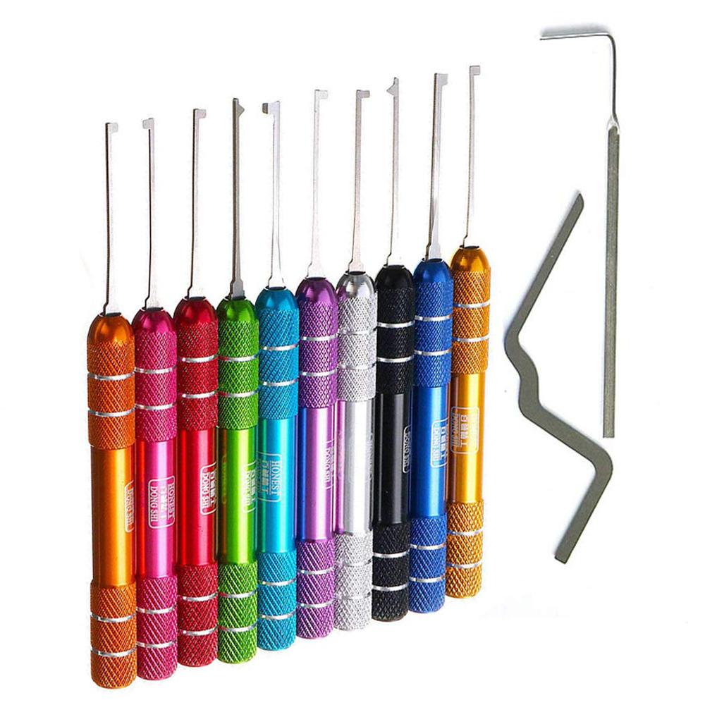 HONEST 10 Piece Dimple Lock Pick Set – Lockpickable