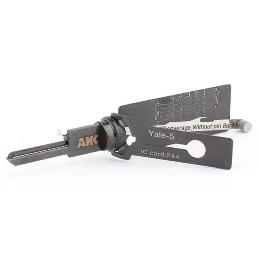 Lishi Decoding Lishi Style Yale-5 2-in-1 Pick & Decoder for YALE 5-Pin Rim Cylinder ...